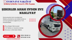 Şehirler arası evden eve nakliyat