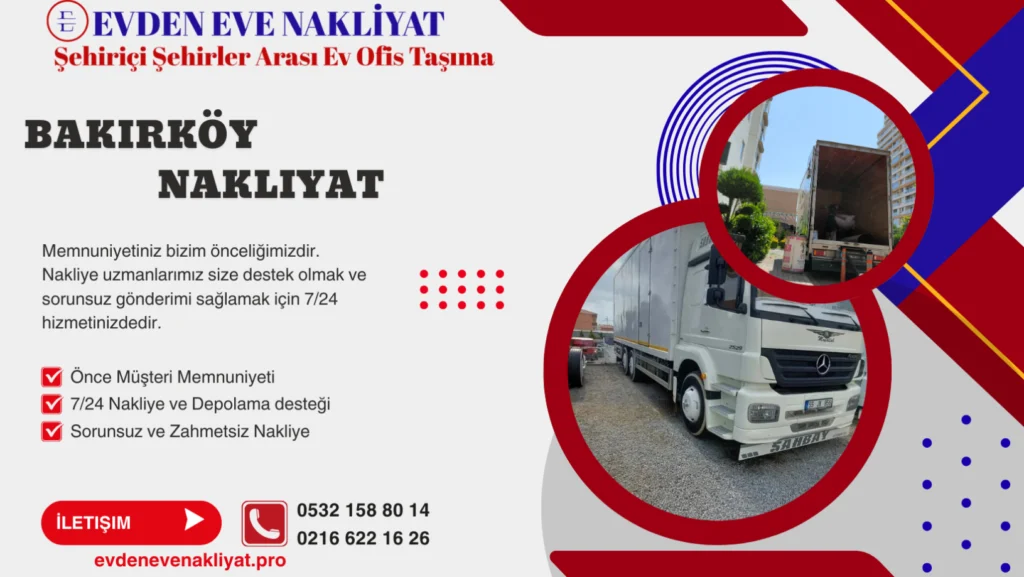 bakırköy evden eve nakliyat